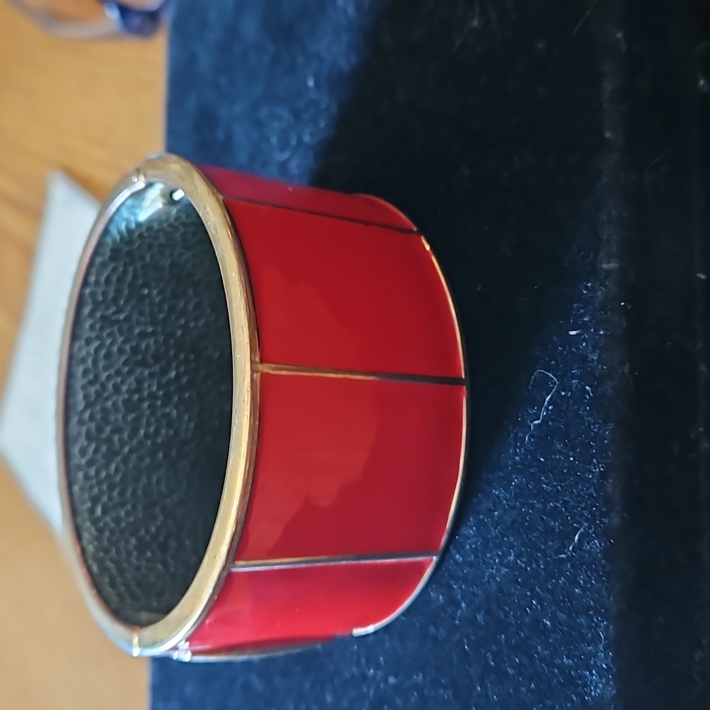 Banana Republic Red Hinge Bracelet